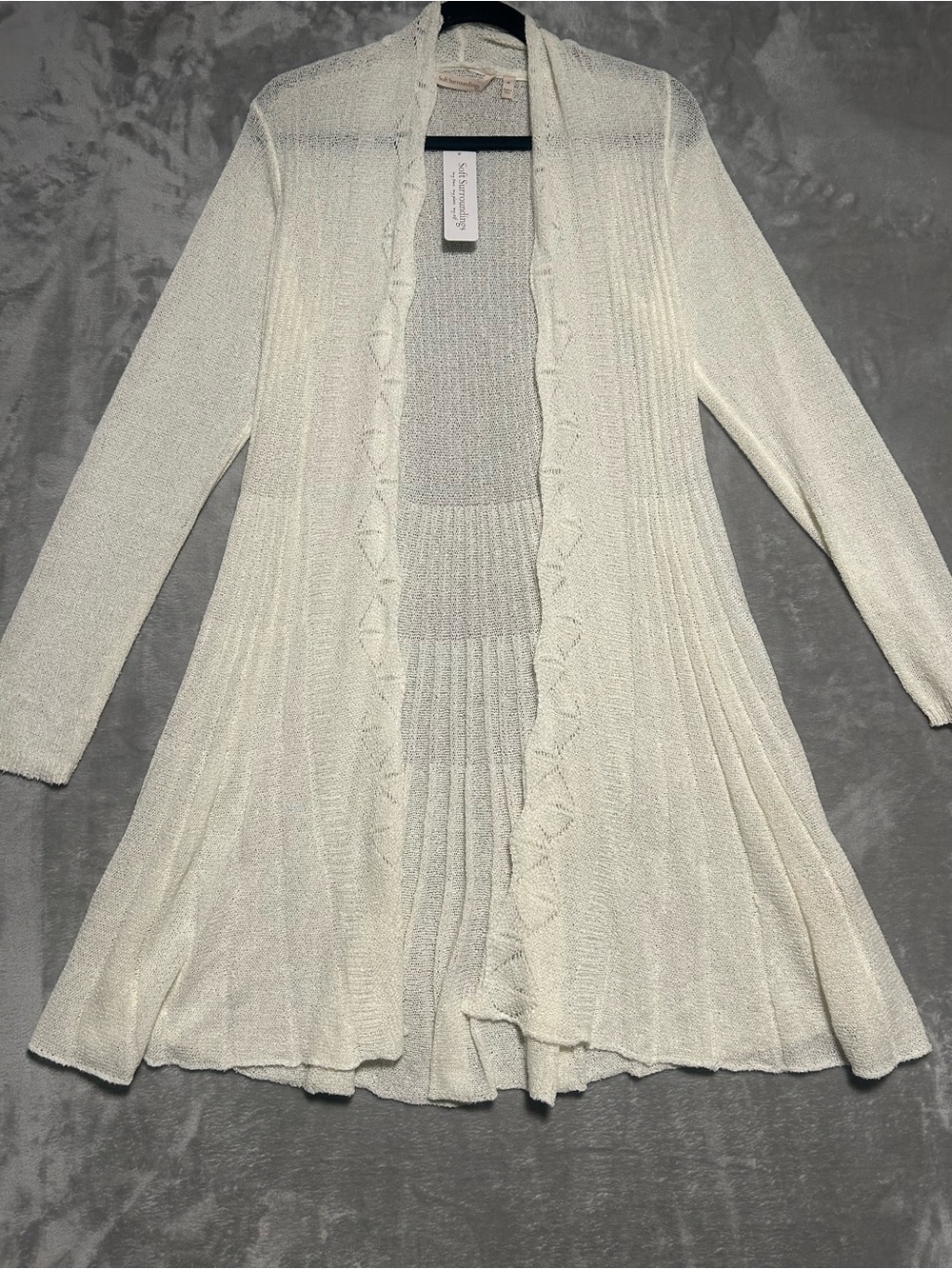 Soft Surroundings On The Breeze Topper Duster Cardigan Women’s Medium